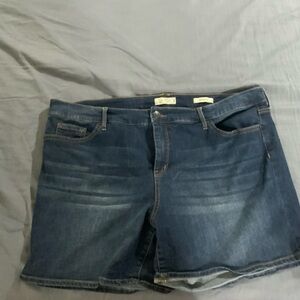 Jessica Simpson Dark Blue Jean Shorts